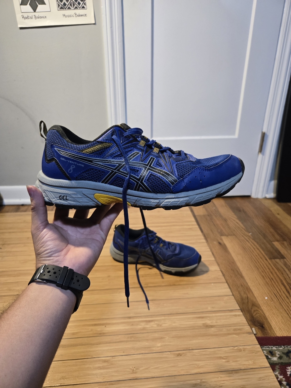 ASICS Men's Blue GEL-Venture Trail Running Shoe